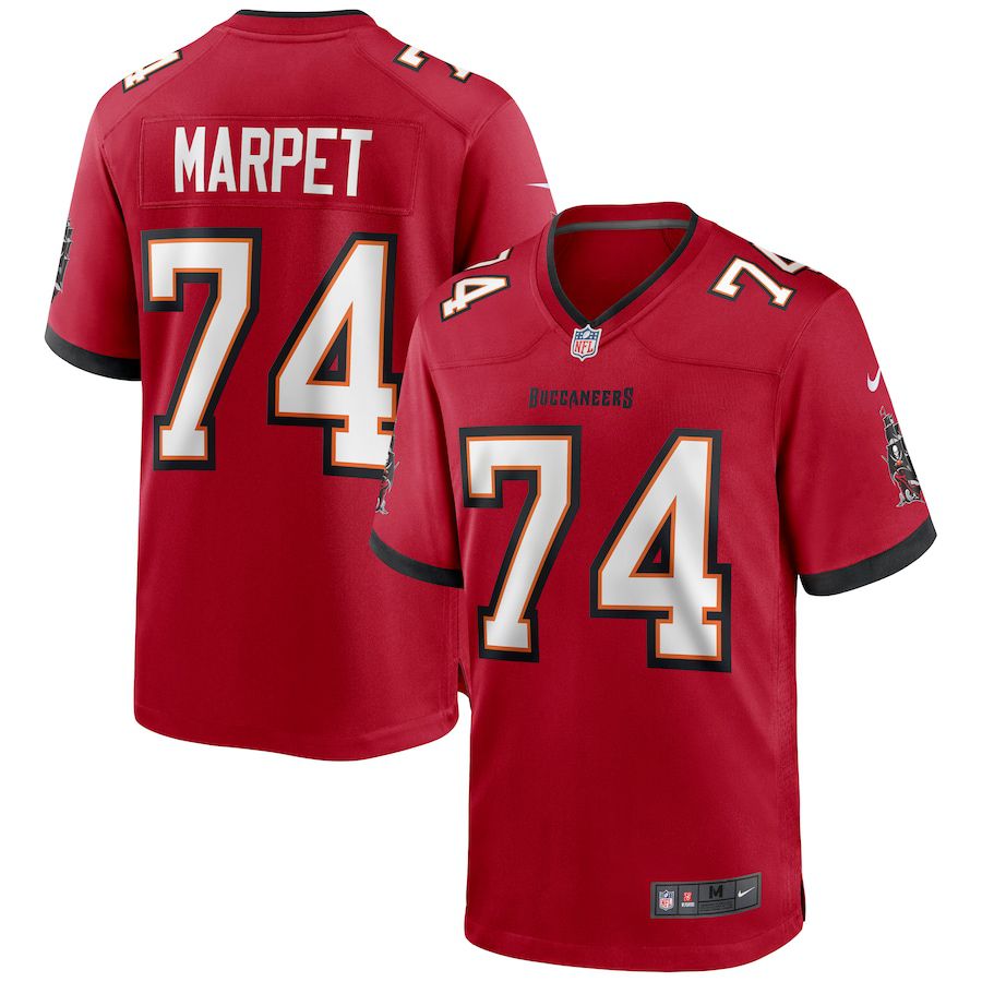Men Tampa Bay Buccaneers #74 Ali Marpet Nike Red Game NFL Jersey->tampa bay buccaneers->NFL Jersey
